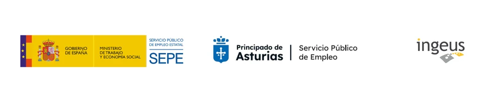 Gobierno de España · Ministerio de Trabajo · SEPE · Principado de Asturias · Ingeus